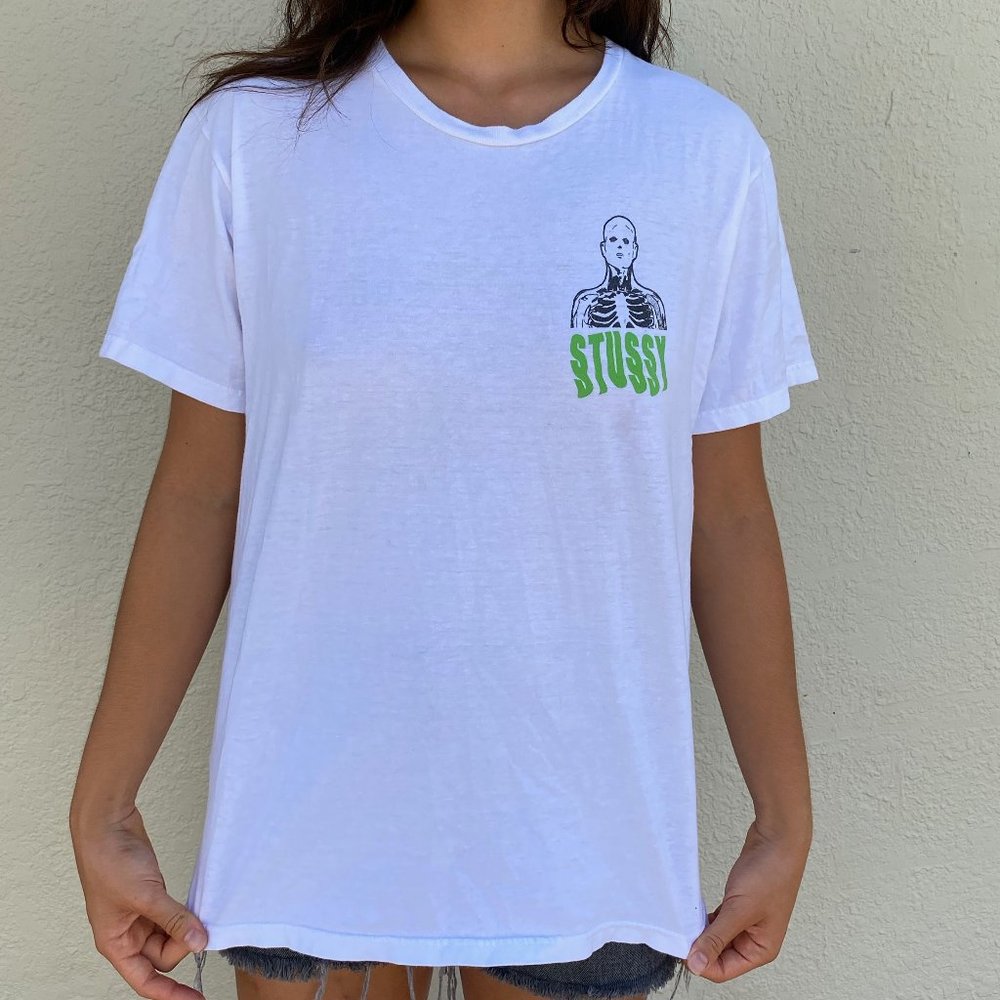Rare Stussy Skull / Skeleton T Shirt